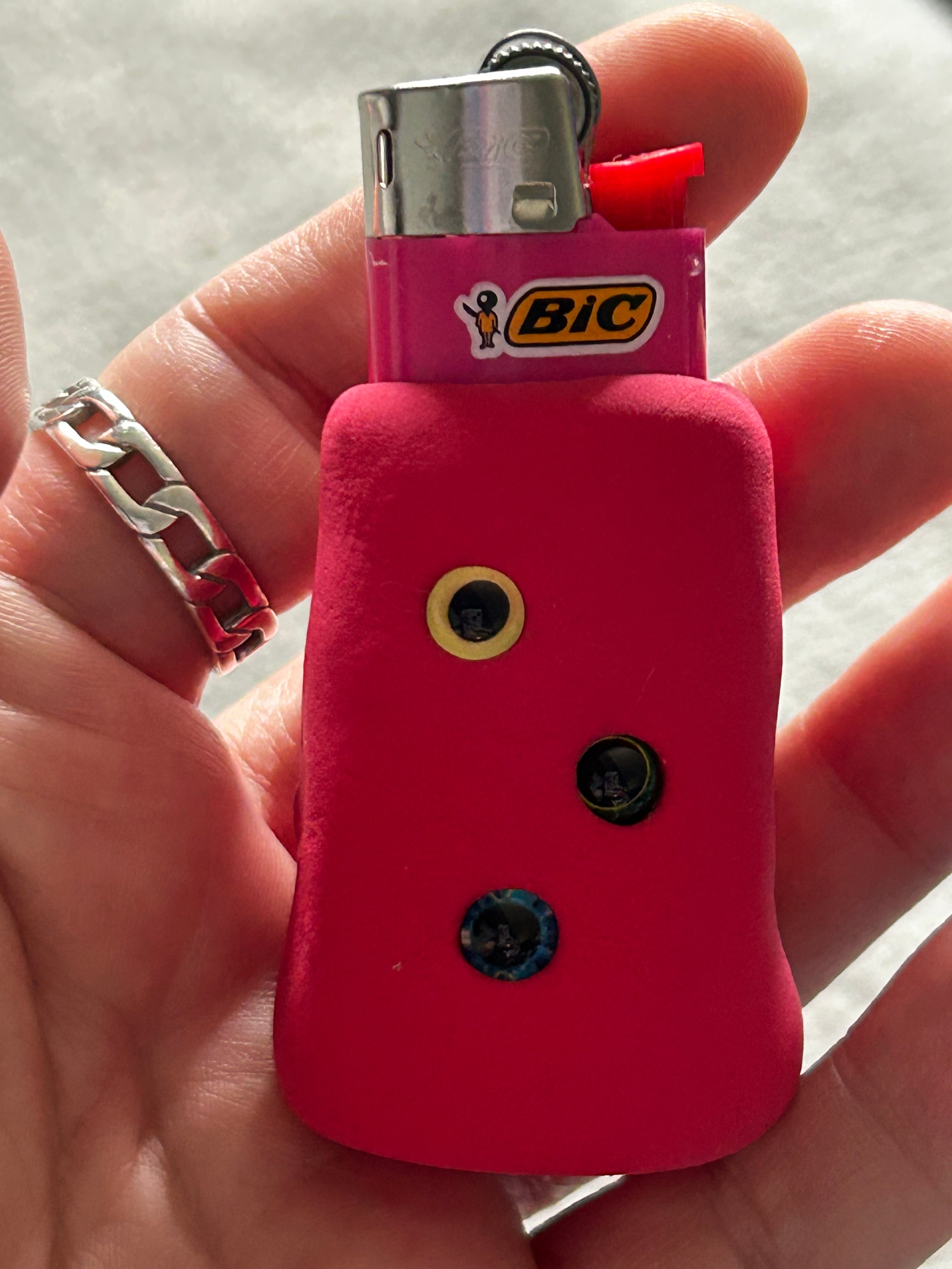 Eyeball Lighter Cover (Natural or Glazed)