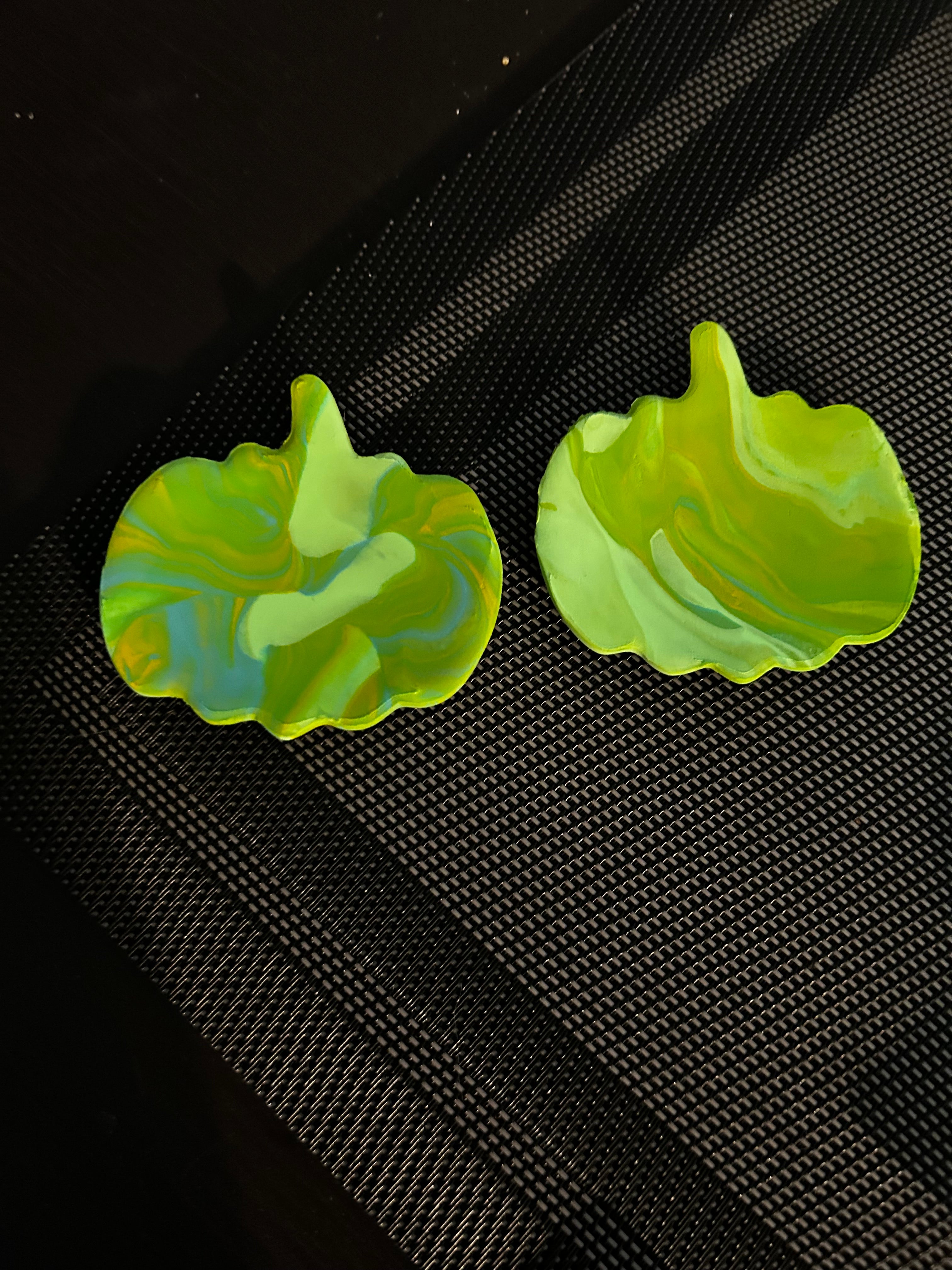 2 Pumpkin Trinket Trays (Natural or Glazed)