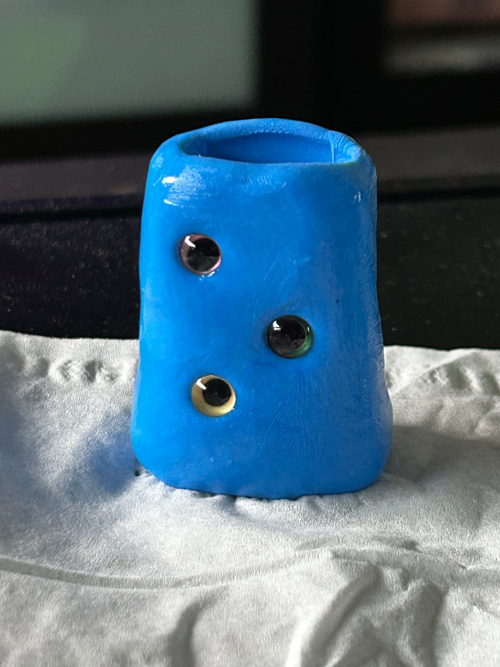 Eyeball Lighter Cover (Natural or Glazed)