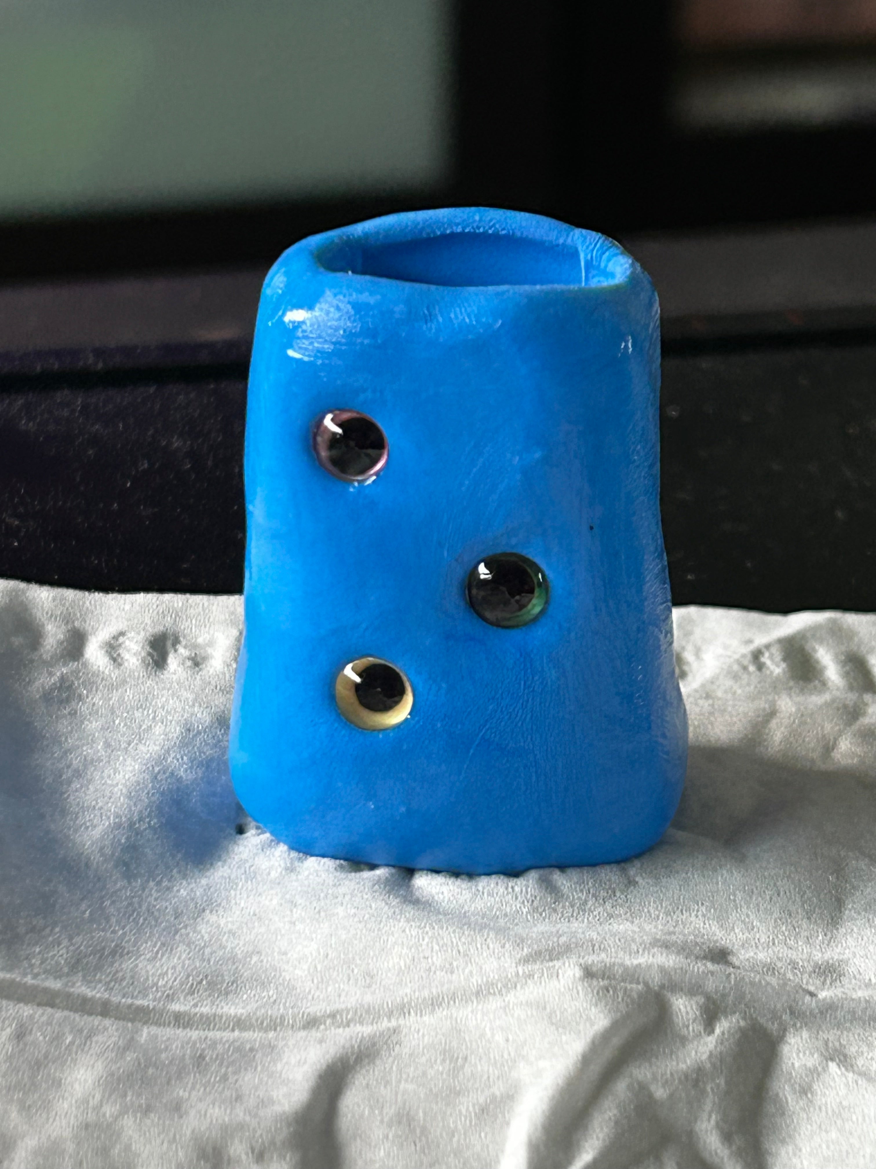 Eyeball Lighter Cover (Natural or Glazed)