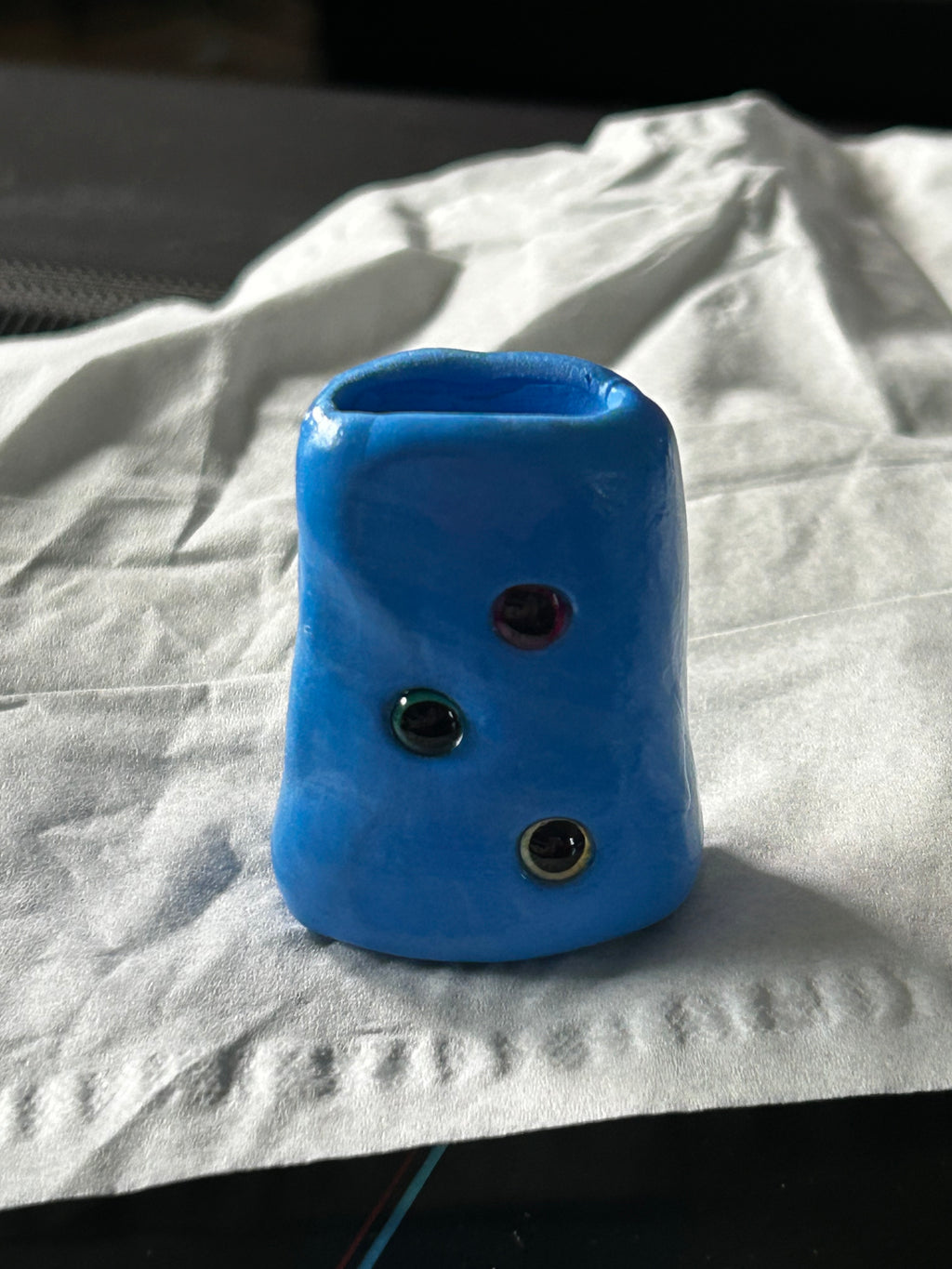 Eyeball Lighter Cover (Natural or Glazed)
