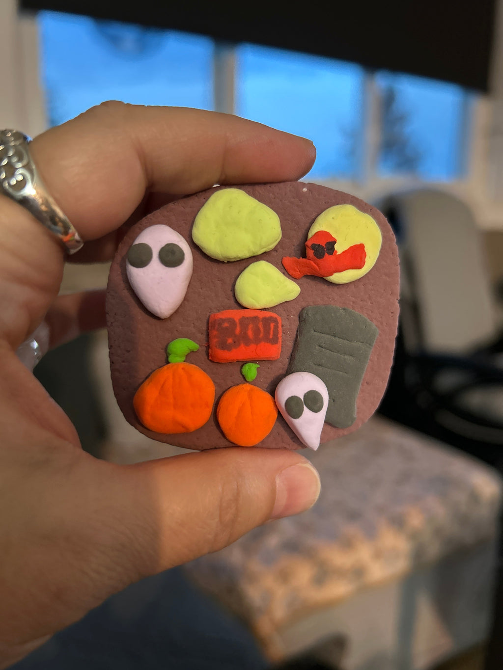 Halloween Polymer Clay Fridge Magnet
