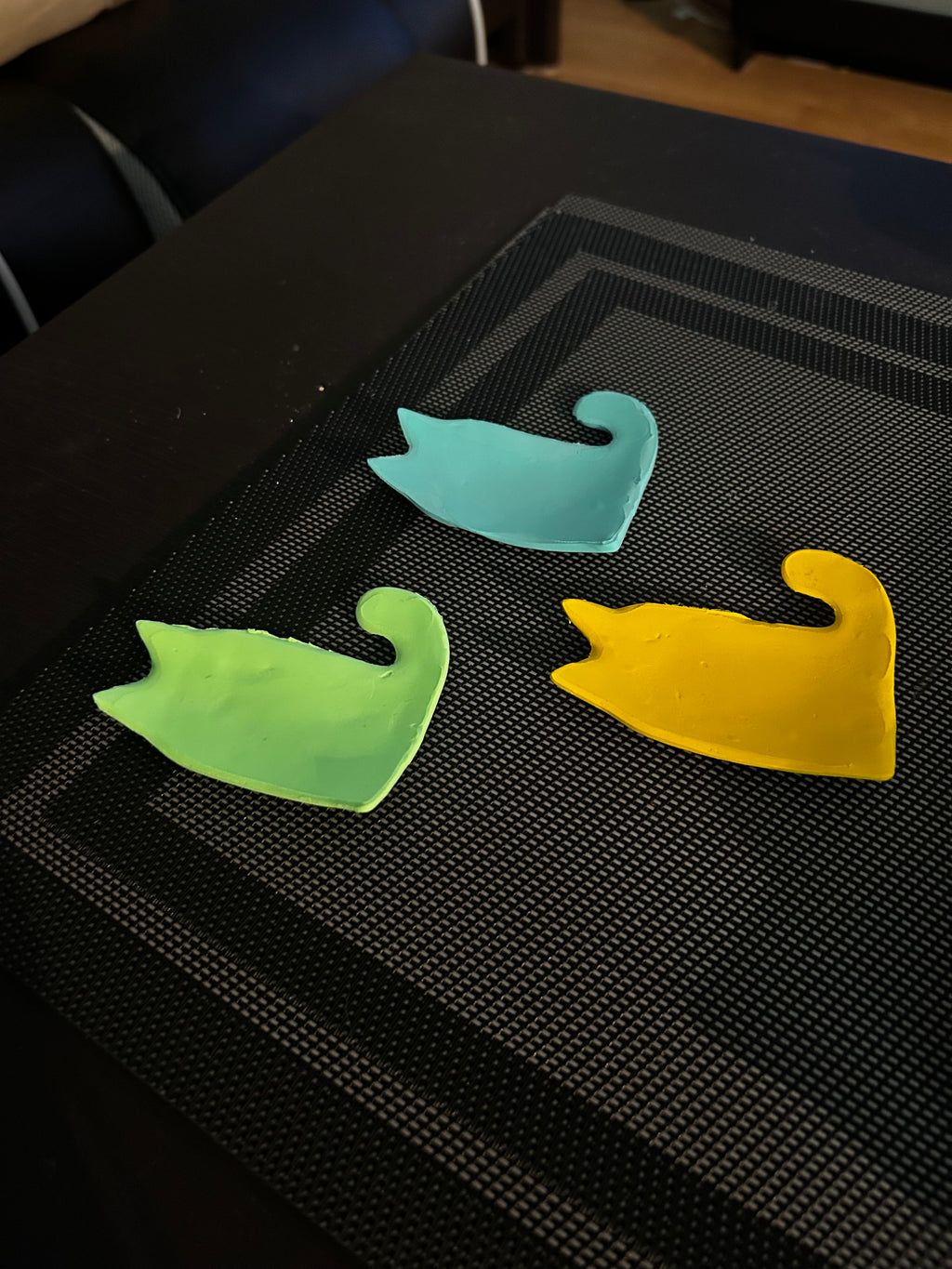 Triple Kitty Trinket Trays (Natural or Glazed)