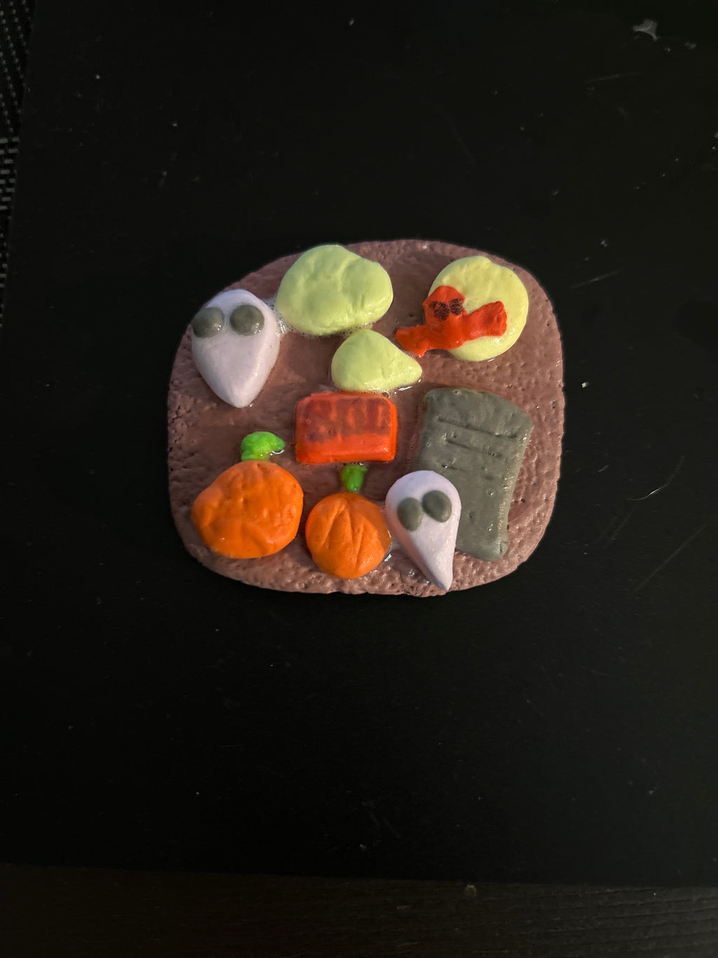 Halloween Polymer Clay Fridge Magnet