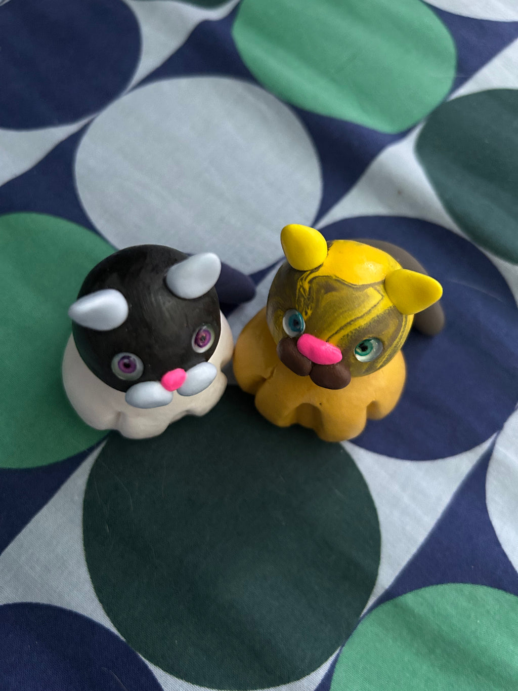 Cute Kitty Friends (Natural or Glazed)