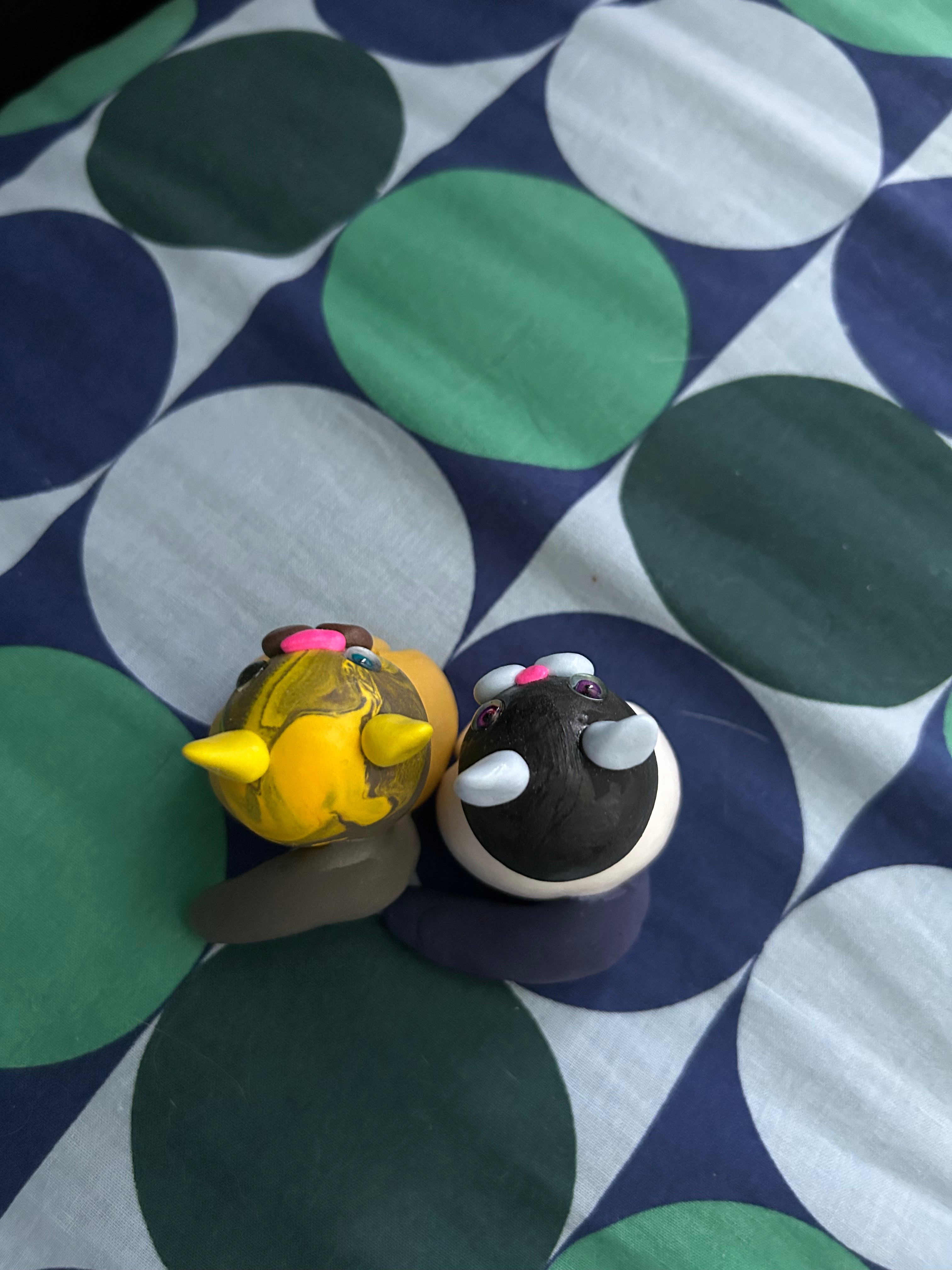 Cute Kitty Friends (Natural or Glazed)