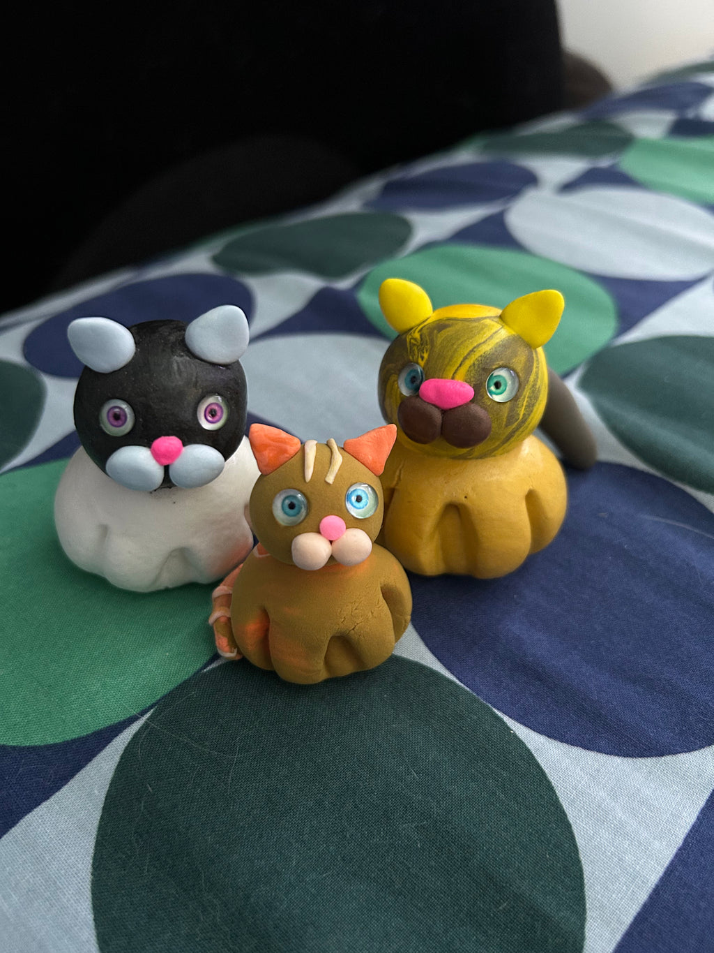 Cute Kitty Friends (Natural or Glazed)