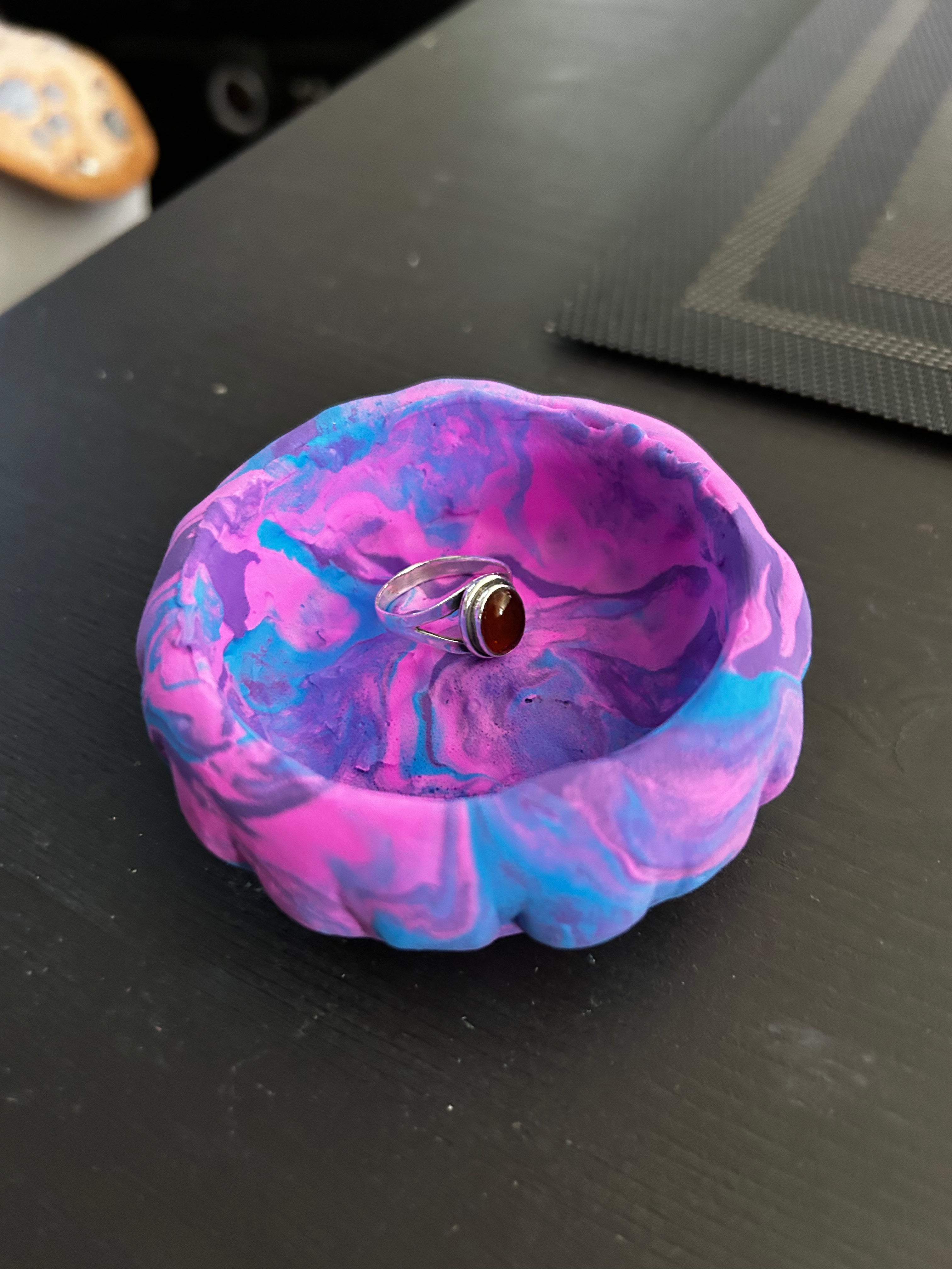 Trinket Dish Large (Natural or Glazed)