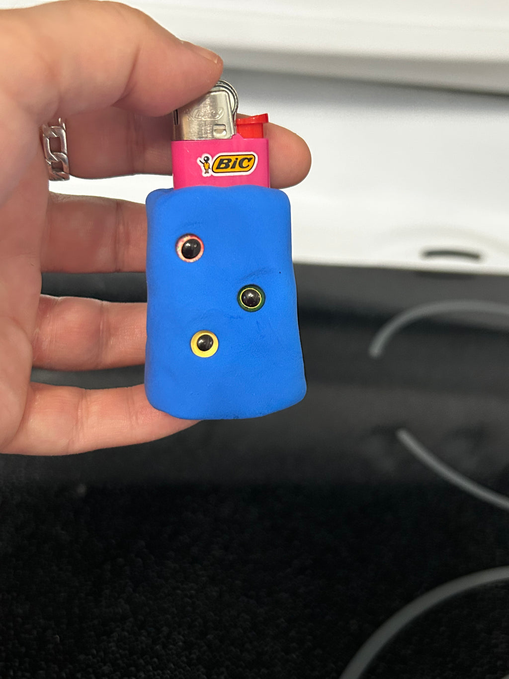 Eyeball Lighter Cover (Natural or Glazed)