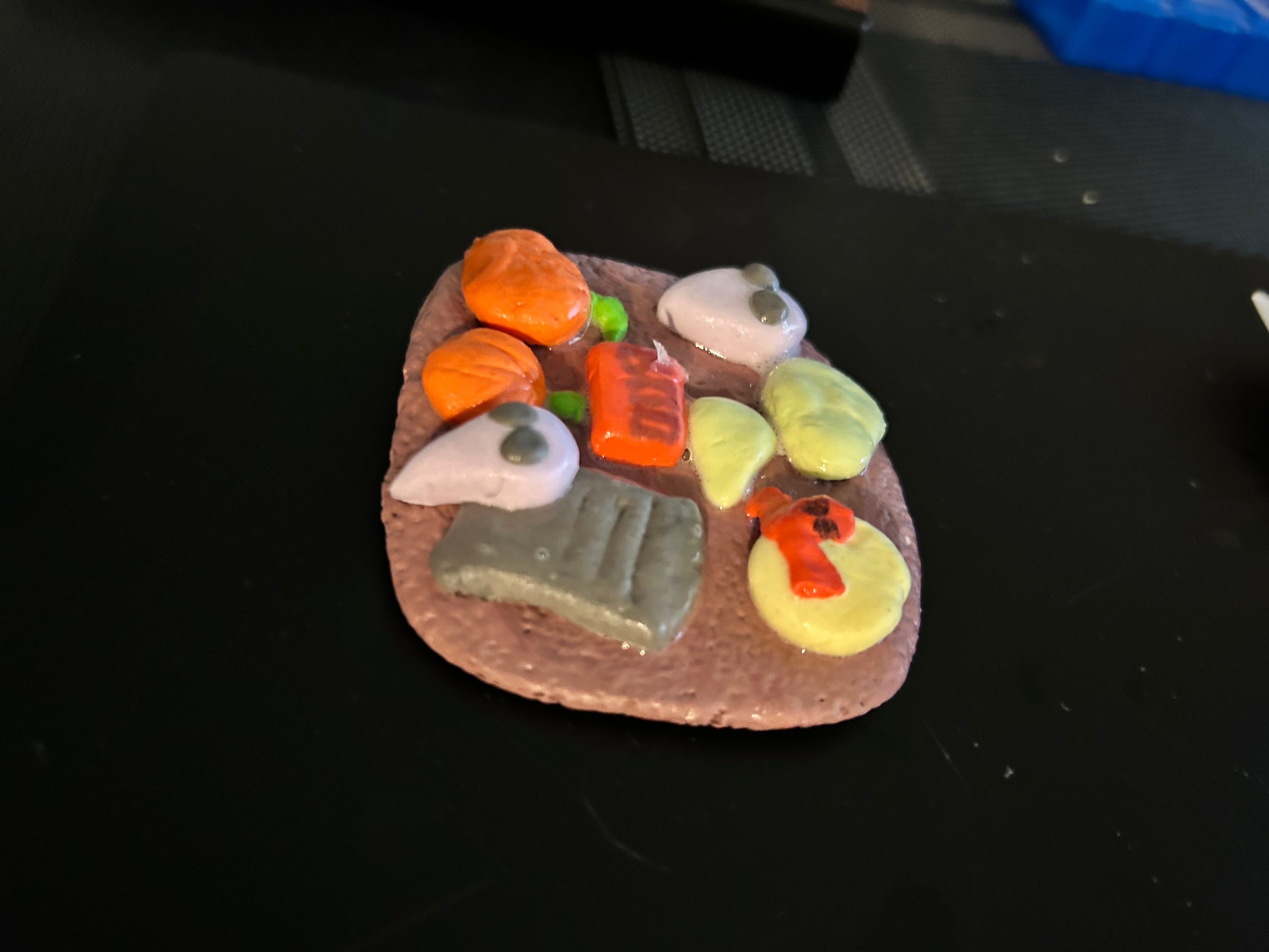 Halloween Polymer Clay Fridge Magnet