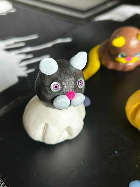 Cute Kitty Friends (Natural or Glazed)